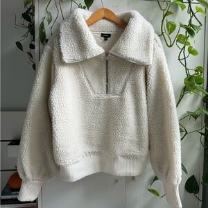 New with Tags Express Teddy Quarter Zip!